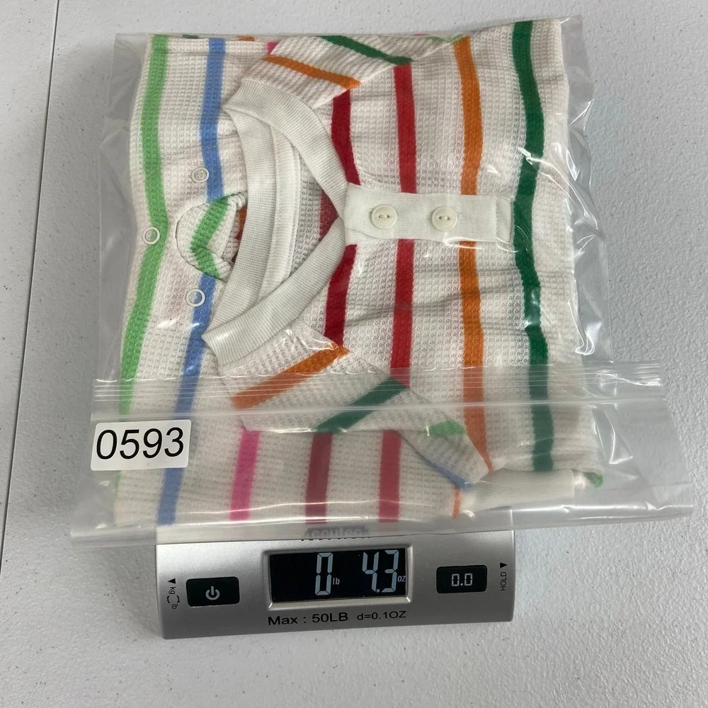 NEW Wondershop baby rainbow waffle knit striped snap one piece onesie jumper 3-6